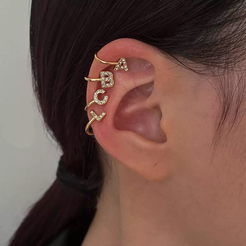 Alphabets Earcuff (A-M)