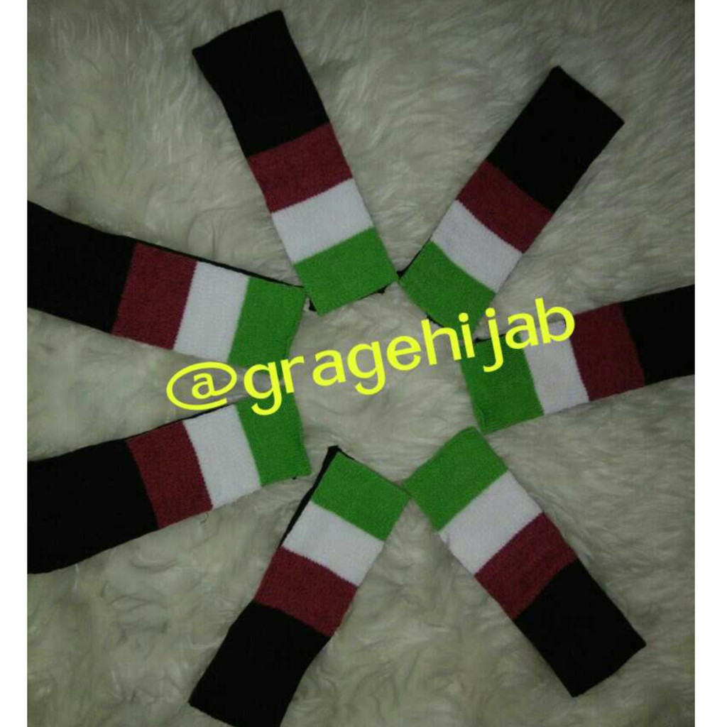 Handsock jempol rajut PALESTINA manset palestin bendera gaza save palestine