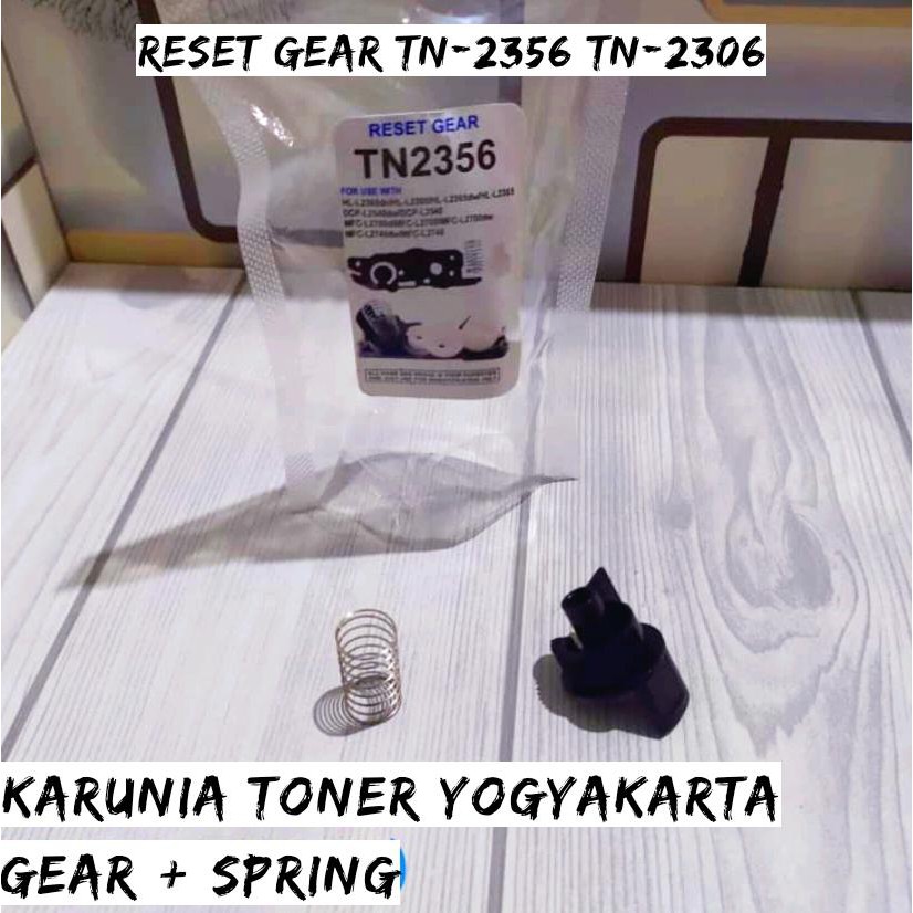 Reset Gear TN2356 TN2306 HL2360 HL2365 DCP-L2540dw L2700 L2740 [Gear + Spring Only]