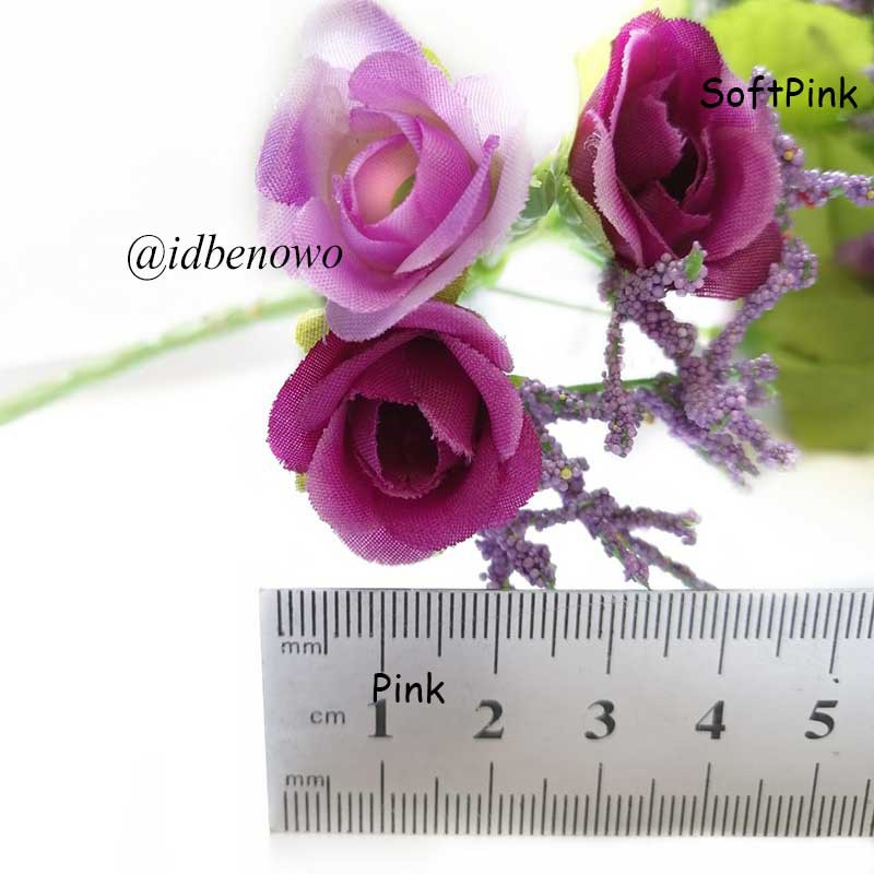 Bunga Artificial Bunga Mawar utk Dekorasi Hiasan dan Buket Wedding - Bunga Rose - AF10-2