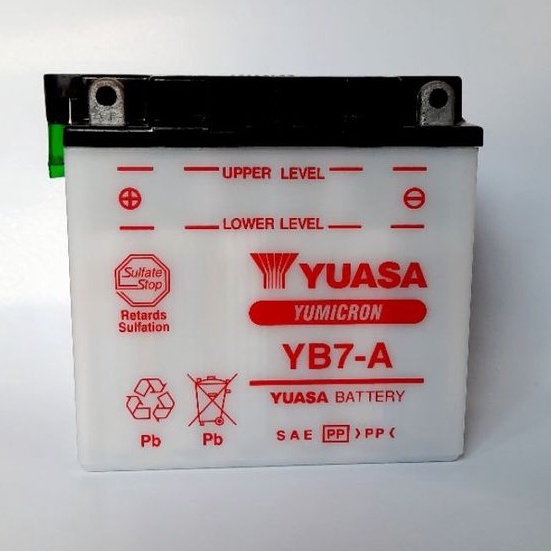 AKI MOTOR SUZUKI THUNDER 125 AKI YUASA YB7A AKI BASAH ORIGINA