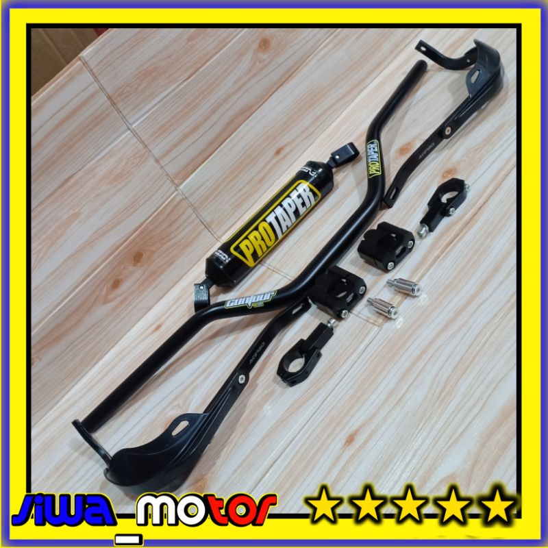 stang fatbar protaper high tinggi full set handguard barpad KLX CRF D'TRACKER WR155 vixion cb150r
