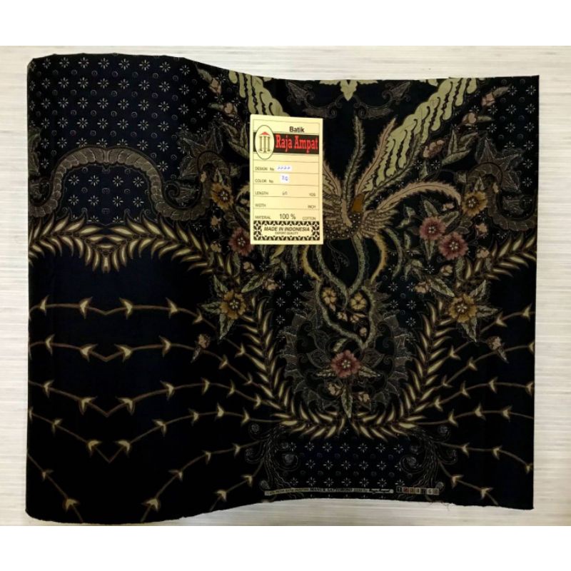 Kain batik katun Raja Ampat Manuk Satyoroso 2222 / batik Raja Ampat
