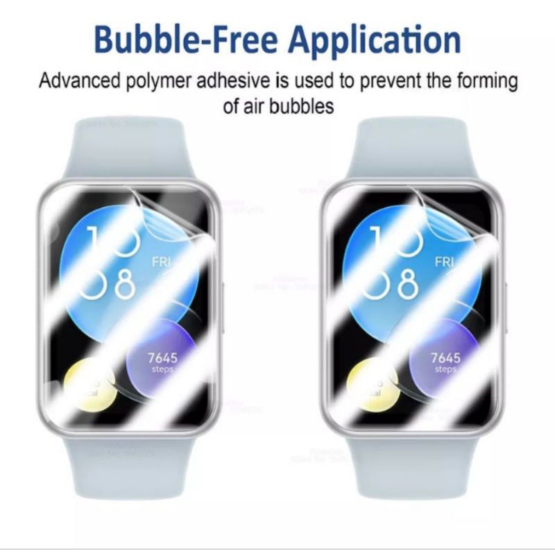 ANTI GORES HUAWEI WATCH FIT 2 2022 HYDROGEL SCREEN GUARD PELINDUNG LCD HUAWEI WATCH FIT 2 2022 HYDROGEL SCREEN GUARD PROTECTOR HUAWEI WATCH FIT 2 2022 SOFT TEMPERED GLASS SMART WATCH HUAWEI WATCH FIT 2 2022 PELINDUNG LAYAR LCD ANTI GORES WATCH FIT 2 2022