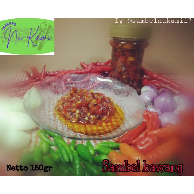 

sambel bawang nukami17 netto 150gr