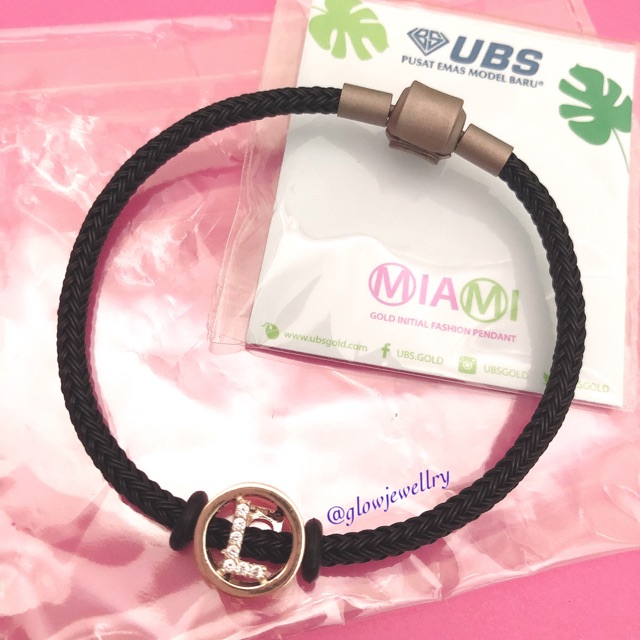 Gelang Huruf Miami UBS - L