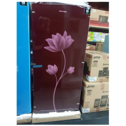 Polytron Kulkas 1 Pintu 180 Liter PRB-189 Rak Tempered Glass Flower Design PROMO GARANSI