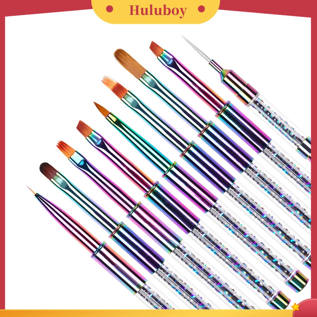 Huluboy Huluboy♡ Pen Brush Nail Art DIY Untuk Menggambar Desain Manicure