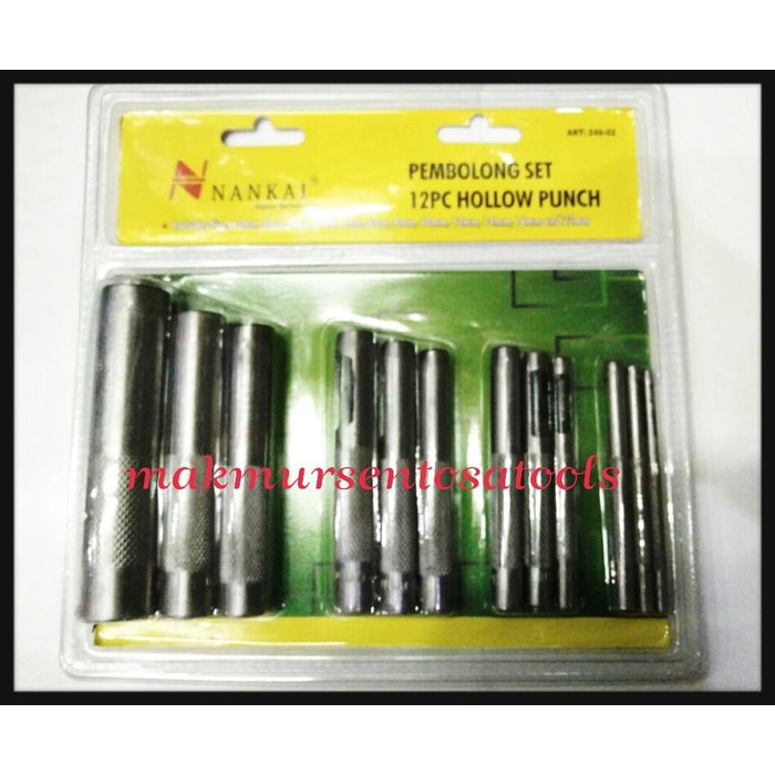 

ORIGINAL - PEMBOLONG/HOLLOW PUNCH SET 12PCS NANKAI