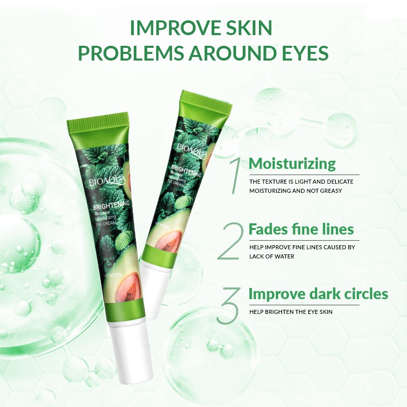 ✨ AKU MURAH ✨Bioaqua Avocado Moisturizing Eye Cream 20gr / Cream Mata