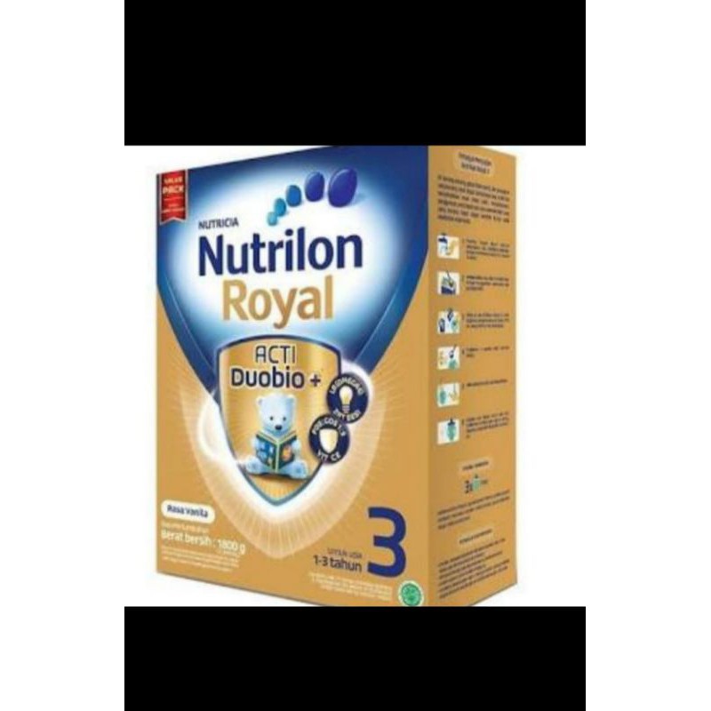 

Nutrilon Royal Acti Duo 3 Vanila 1800 Gram