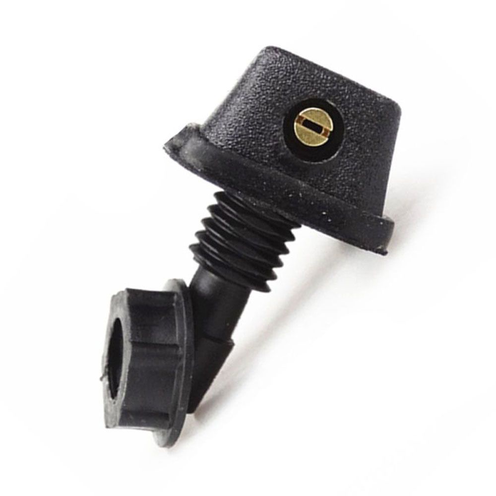 QUINTON Universal Windshield Washer Nozzle Cleaning Exterior Accessories Washer Jet Wiper Nozzle Fan Shaped Black Water Spray Jets Car Accessories/Multicolor