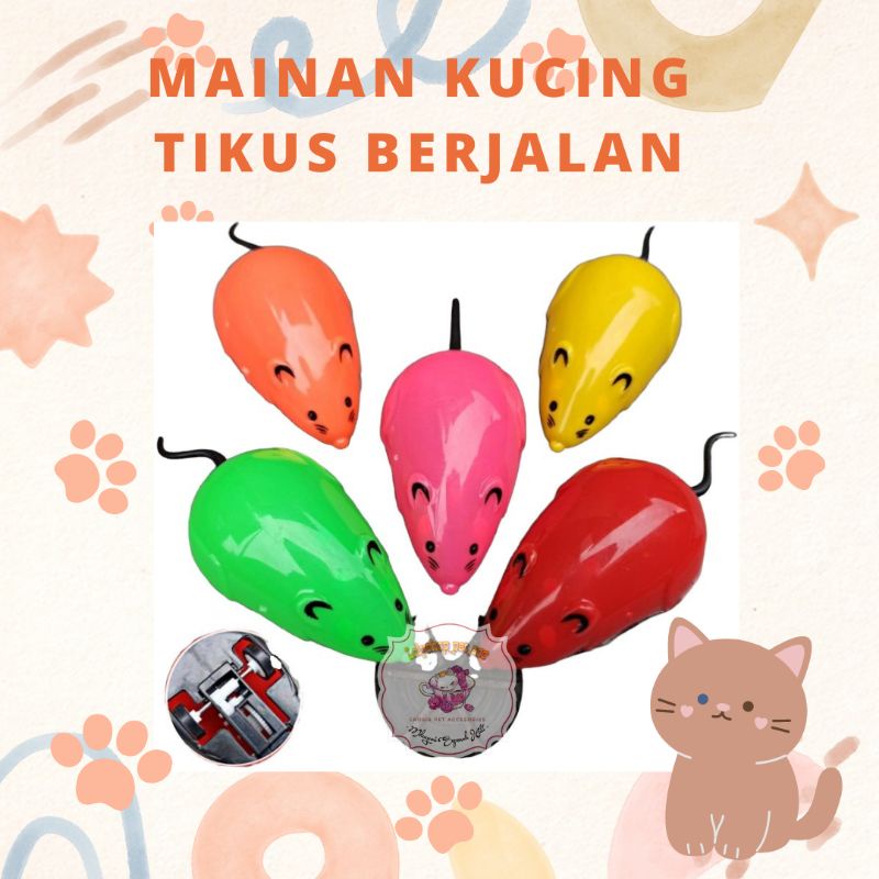 MAINAN KUCING TIKUS BERJALAN