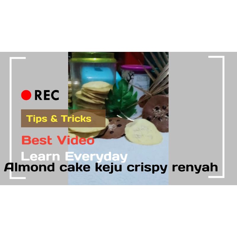 

almond cake crispy renyah