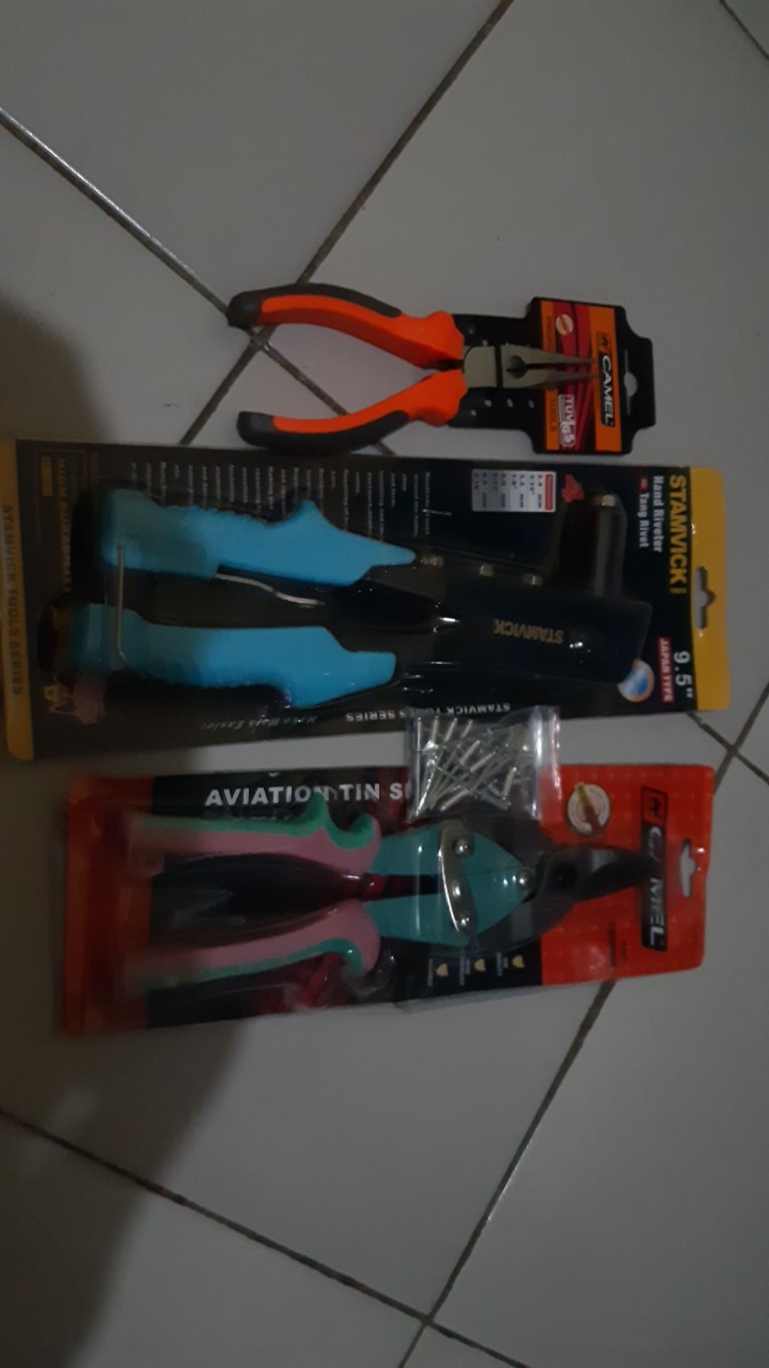 Tang Lancip Camel 6 Orange - Tang Buaya - Tang Jepit - Tang Kabel Bagus Murah