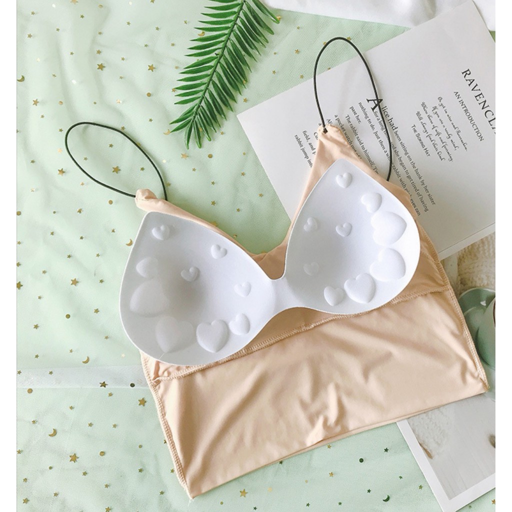 HONESTY-107 TANKTOP BRA WITH CUP BH SINGLET PAKAIAN ATASAN WANITA IMPORT CROP