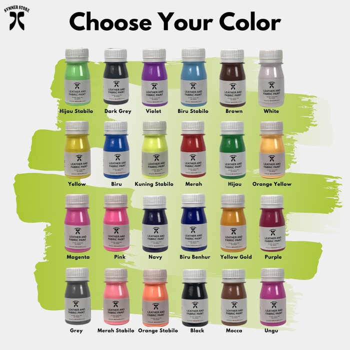 

Hadir Cat Sepatu Pastel Leather Paint Cat Kanvas Kulit Sintetis Suede 30Ml Trendi