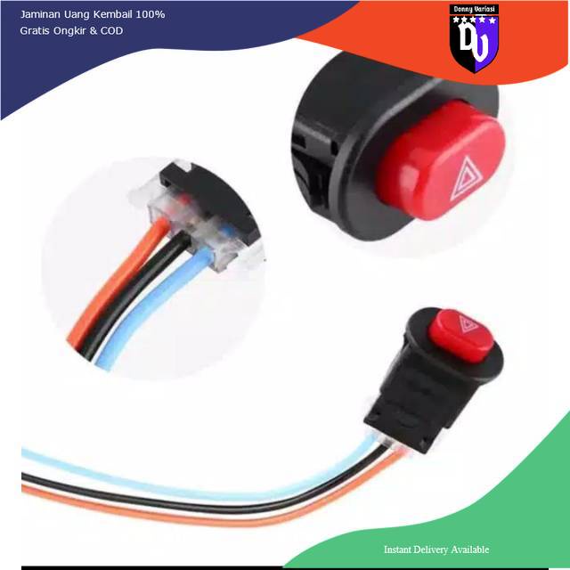 Jual Saklar Tombol Switch On Off Hazard Lampu Universal Shopee Indonesia