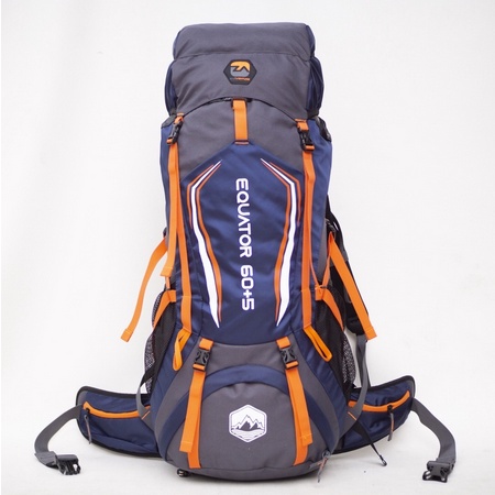 Tas Carrier ZARVENTURE EQUATOR  Outdoor tas gunung karier 60+5 liter