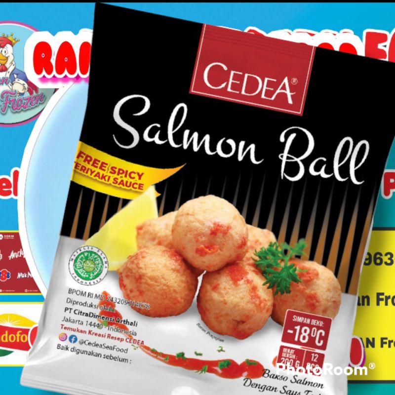 

CEDEA Salmon Ball 200gr Bola Salmon Cedea