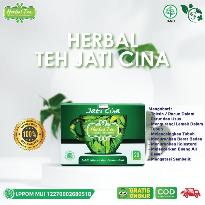 

ORIGINAL MURAH Herbal Teh Daun Jati Cina 100% Pure Original |Detox,Bakar Lemak,Terapi - 1 Pack