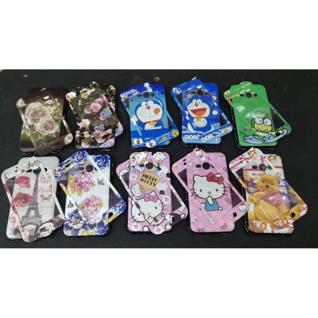 Case Jelly Double Doll 3D Disney Tempered Oppo F1s A59 F5 A83
