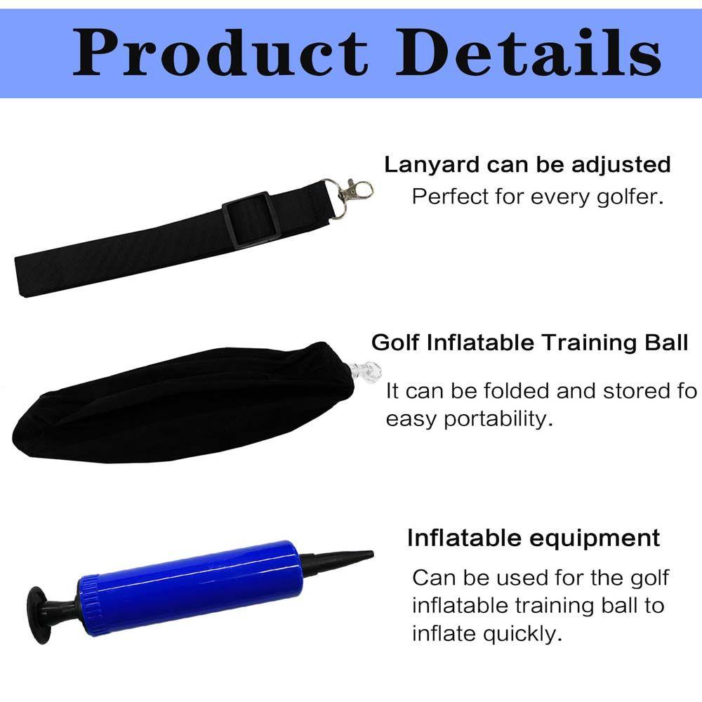 Agustina Golf Smart Ball Trainer Alat Bantu Latihan Korektor Gerak Alat Bantu Latihan Ayunan Golf Golf Intelligent Impact Ball Gesture Alignment Golf Swing Trainer