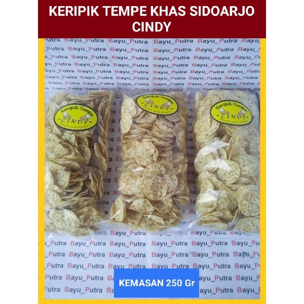 

[PROMO] KERIPIK TEMPE KHAS SIDOARJO "CINDY" 250 gr