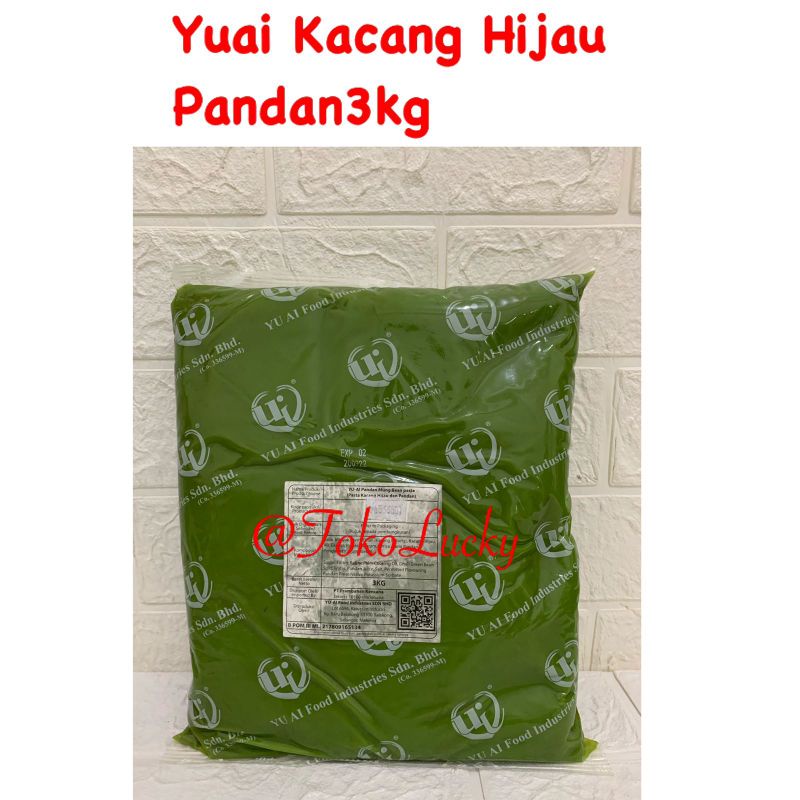 

Selai Kacang Hijau 3kg/ Isian roti Kacang Hijau pandan