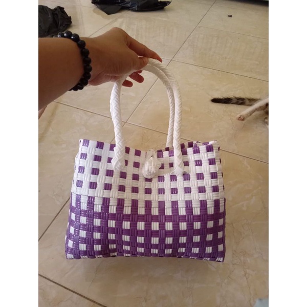 tas jali size s petty/bag jali Petty/tas anyaman jali