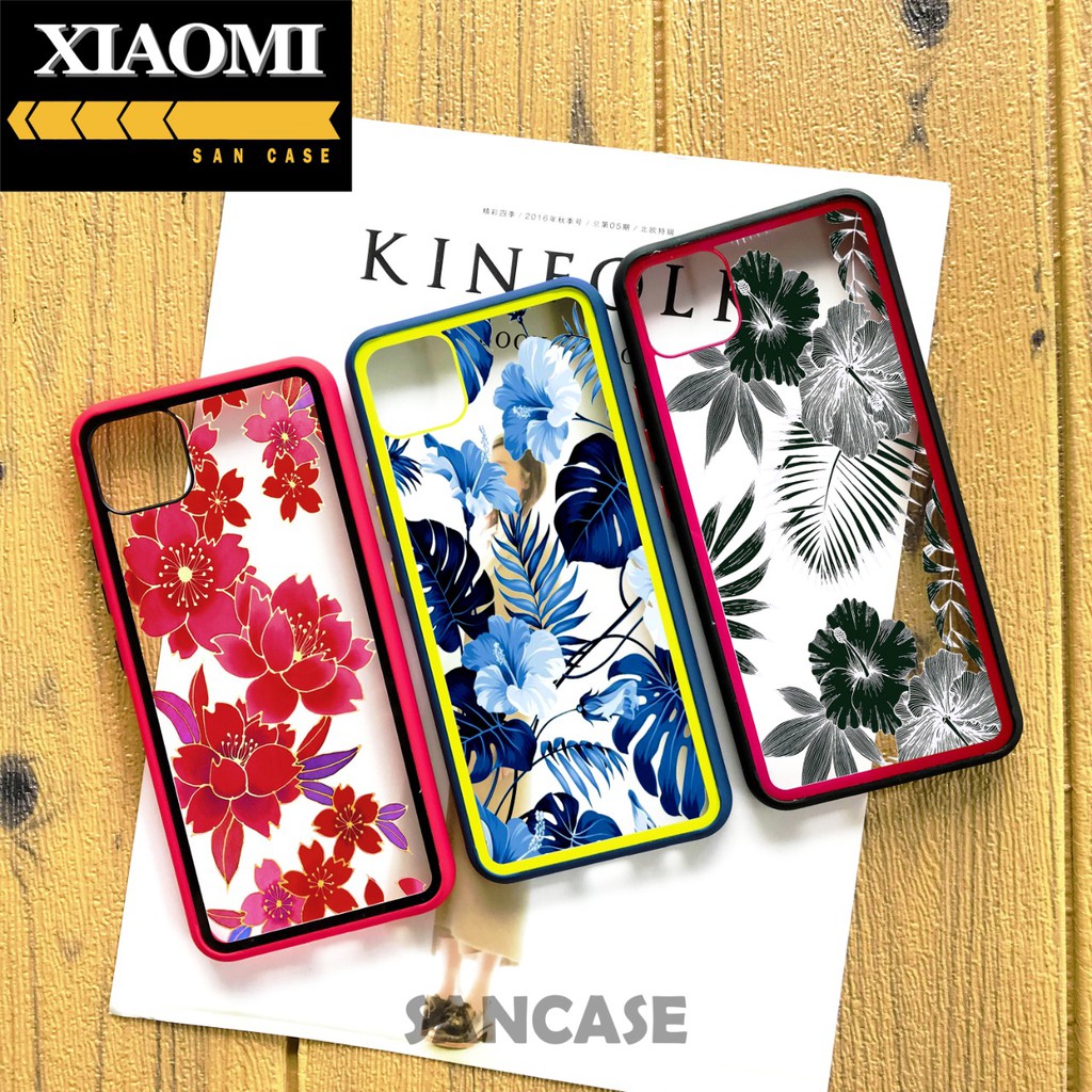 Case Motif Bunga Redmi 9 9A NOTE 9 NOTE 9 PRO