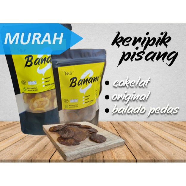 

KRIPIK PISANG cokelat & rasa - rasa