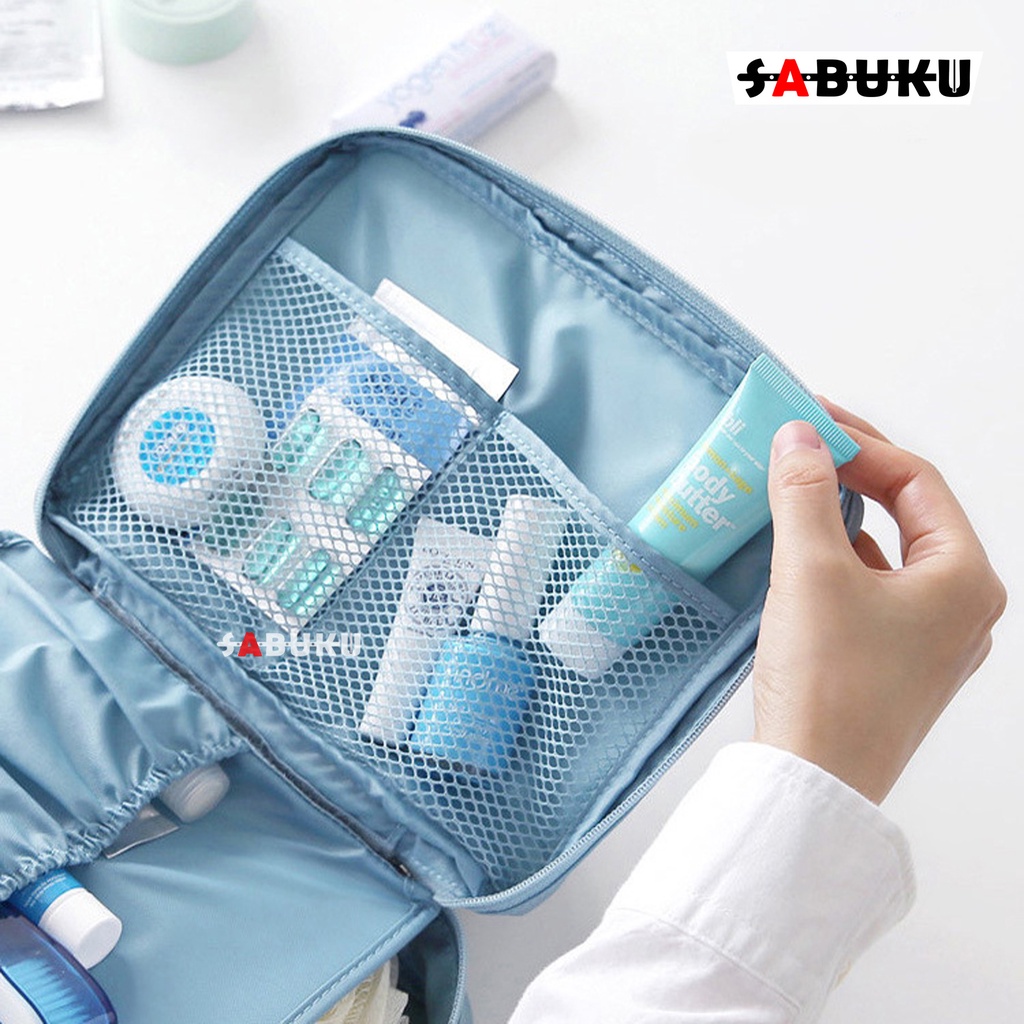 Tas Kosmetik Tas Travel Bag Pouch Travel Make Up Travel Bag korea Multi Pouch Multifungsi Tas Travel Mate - 225