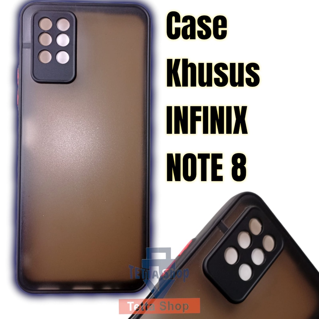 Case INFINIX NOTE 8 I Silikon Candy Dove Metal Transparan I Warna Warni Pinggiran I list keren