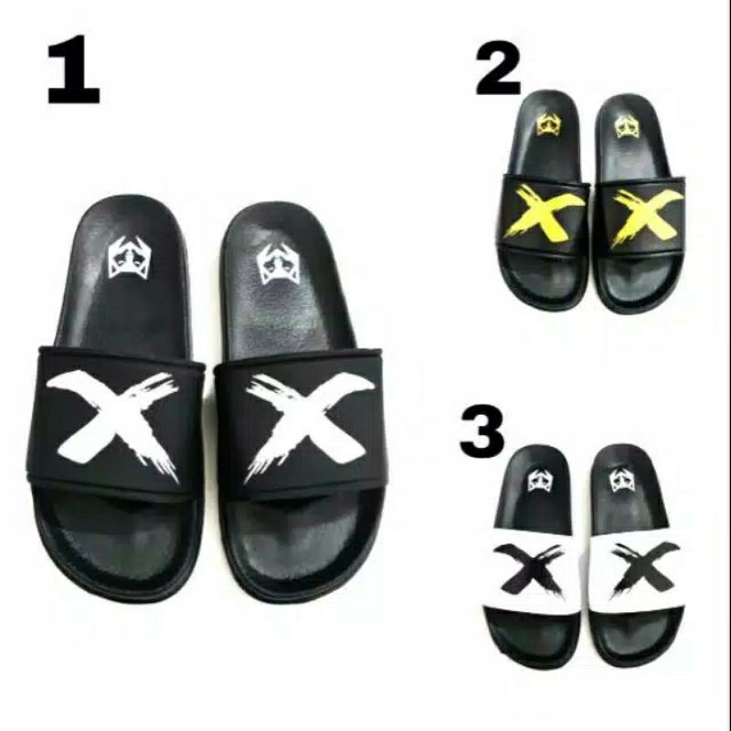 Sandal Distro Off-White terbaru / Sandal Slop Pria Wanita / Sandal Slide Terlaris