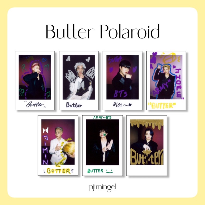 Pola photocard BTS Butter Member