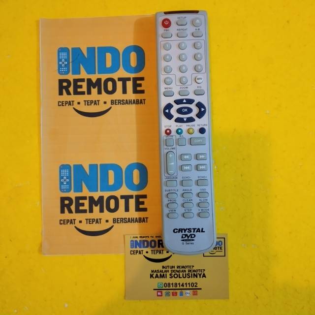 REMOTE DVD CRYSTAL G SERIES ORIGINAL