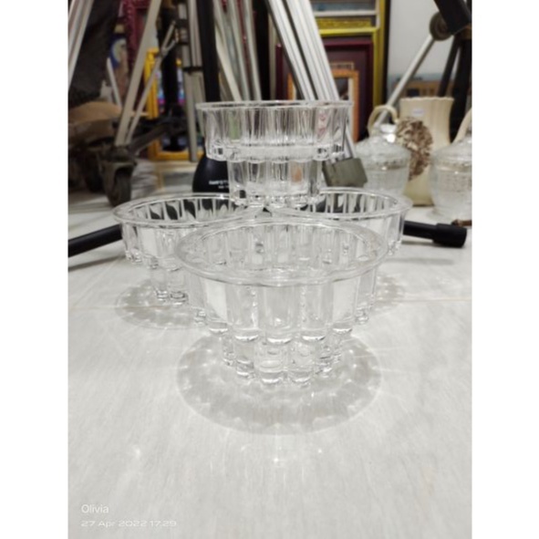 Asbak Kristal Vintage Elegant Kuno Jadul Antik