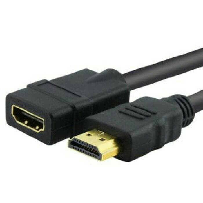 Kabel HDMI Extension Extender HDMI Kabel Perpanjang HDMI Male To Female 30cm
