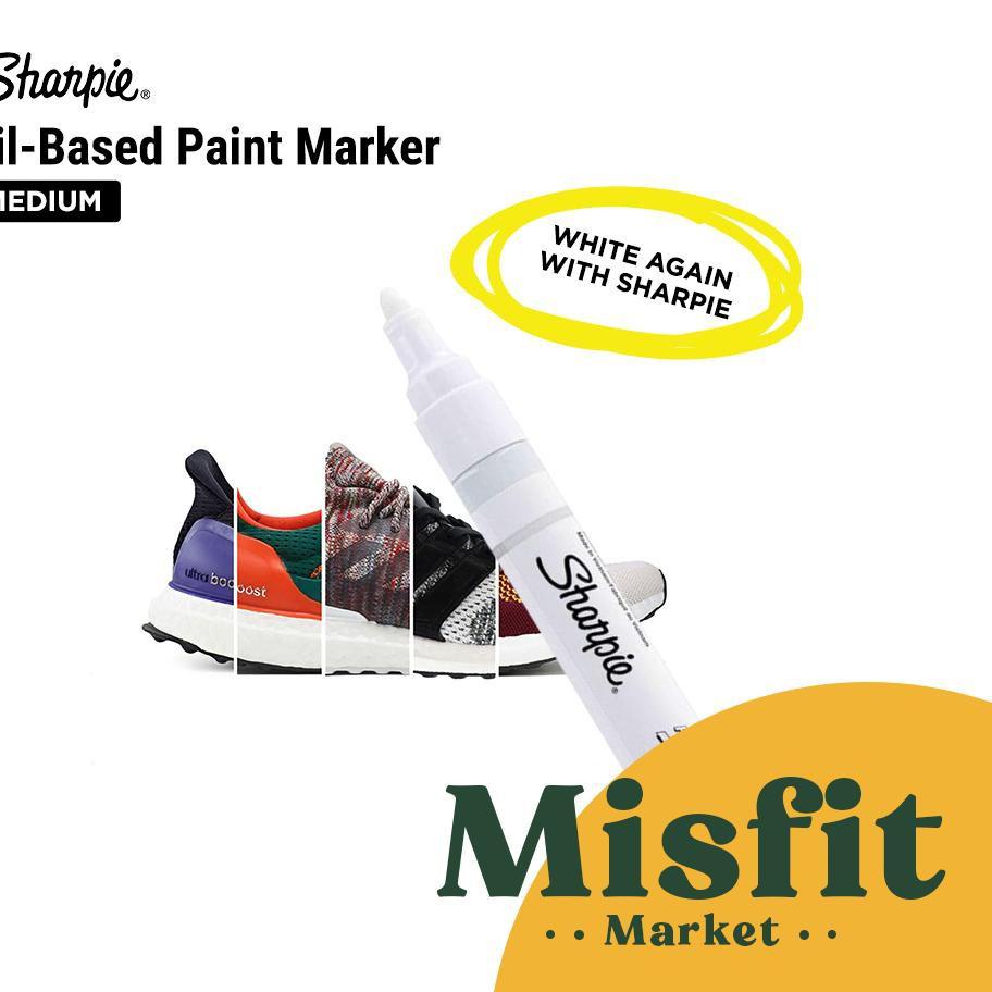 

[KODE 0JM7V] Sharpie Oil Based Marker White Medium Point | Ultra boost NMD Yeezy