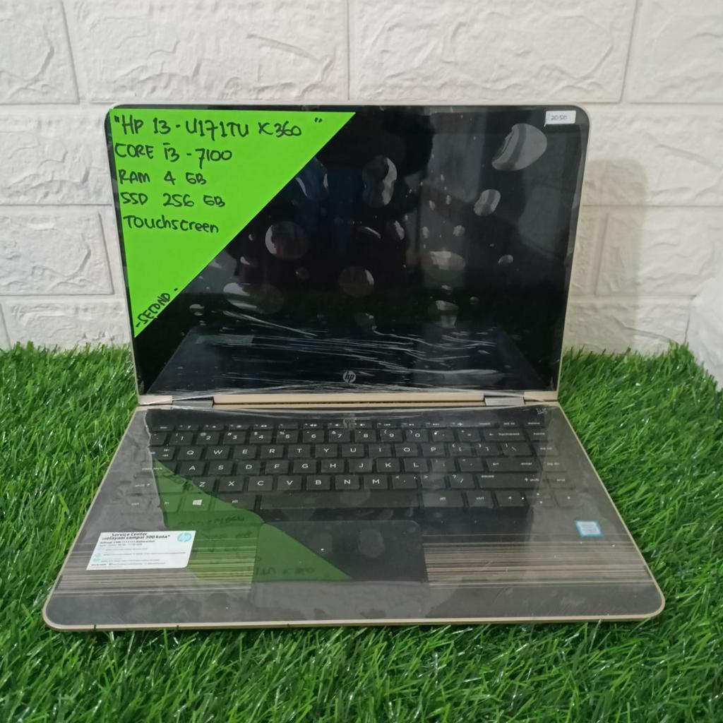 HP 13-U171TU X360 CORE I3-7100 RAM 4 GB SSD 256 GB TOUCHSCREEN 14 INCH