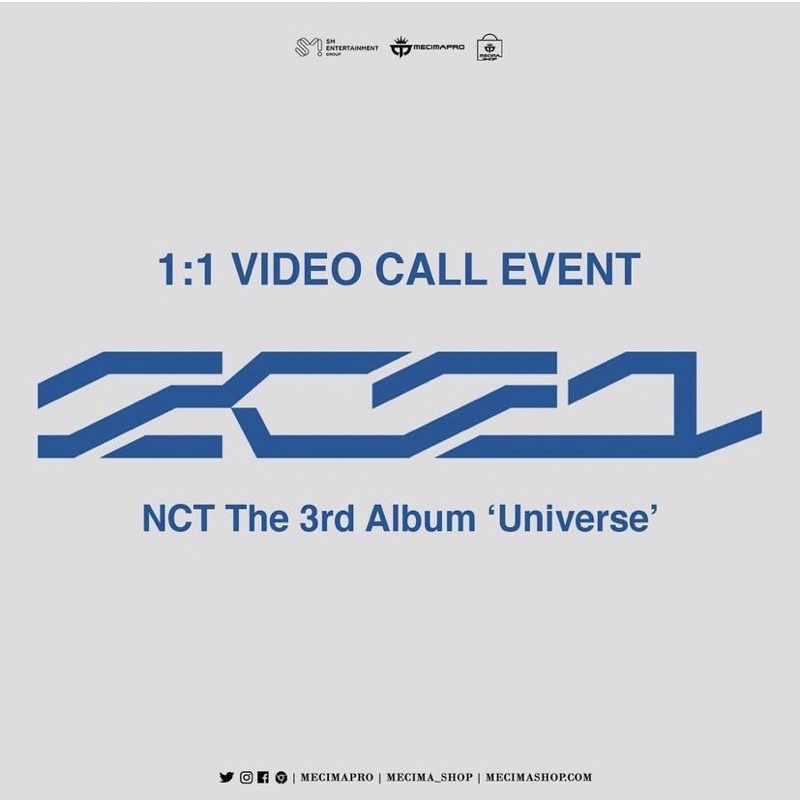 [ PO ] NCT 2021 THE 3rd ALBUM UNIVERSE x MECIMA SHOP (SEALED)