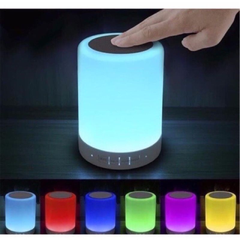 Speaker Smart Touch Lamp Bluetooth Speaker CL-671 M9 Lampu Tidur Sentuh Bunglon Disko