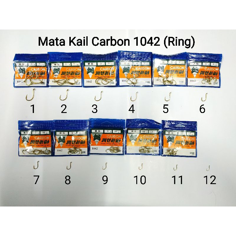 Mata Kail Pancing Carbon 1042 (Ring)