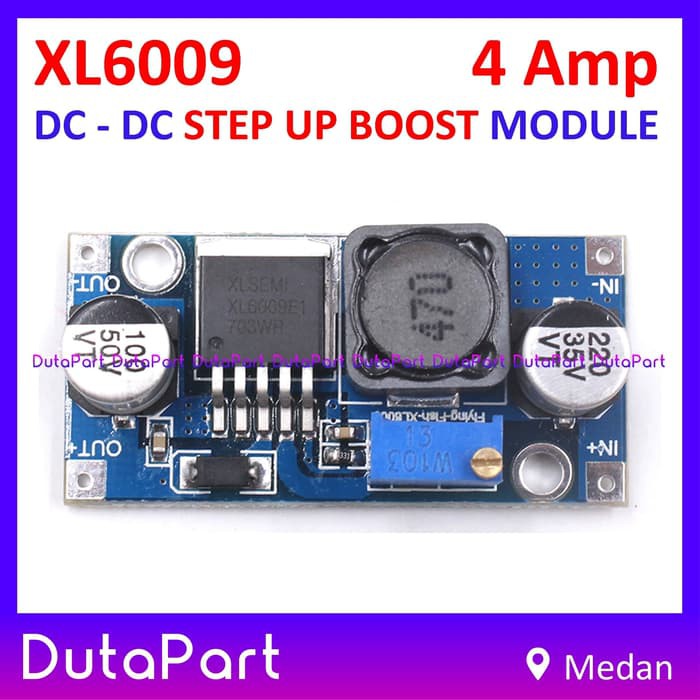 XL6009 4A Adjustable DC-DC Step Up Boost Converter Booster DC Module