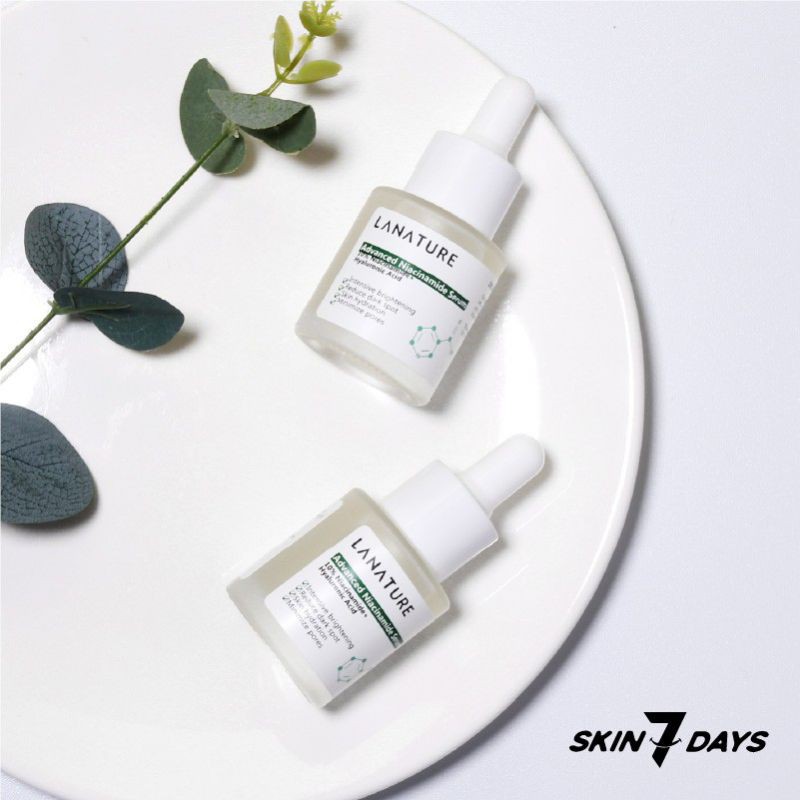 Lanature Niacinamide 10%+ Hyaluronic acid 1% Serum anti acne &pemutih perawatan kulit serum 20ml