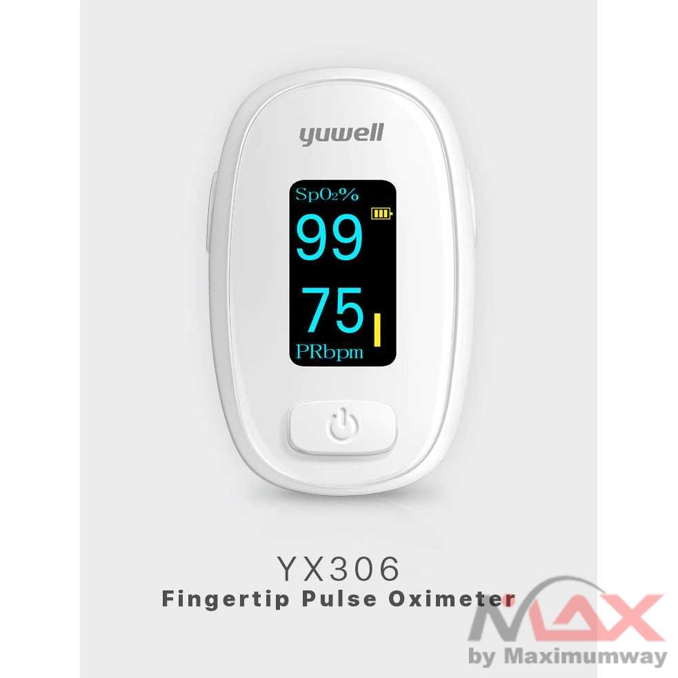 Yuwell Alat Pengukur Detak Jantung Oksigen Pulse Oximeter - YX306 Warna Putih