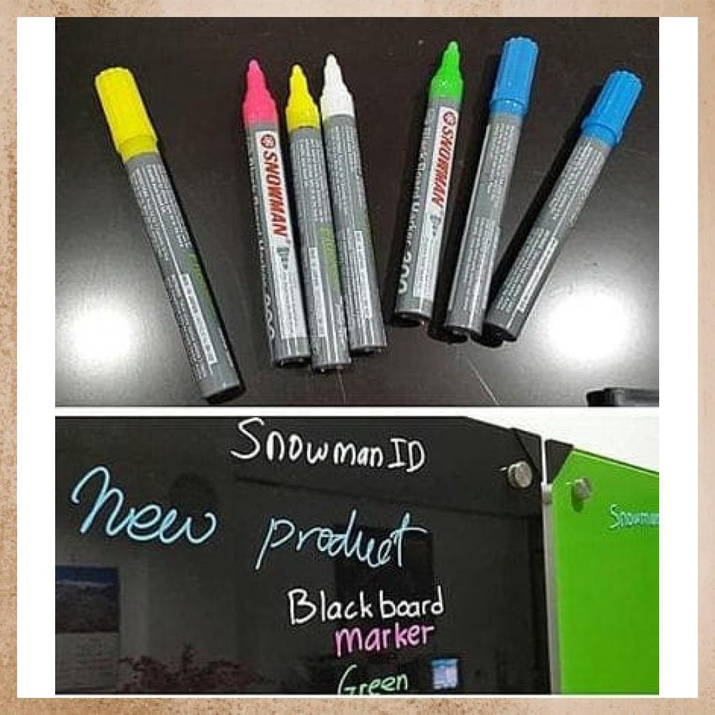 

Spidol Utk Blackboard Dan Whiteboard - Snowman Neon Fluorescent