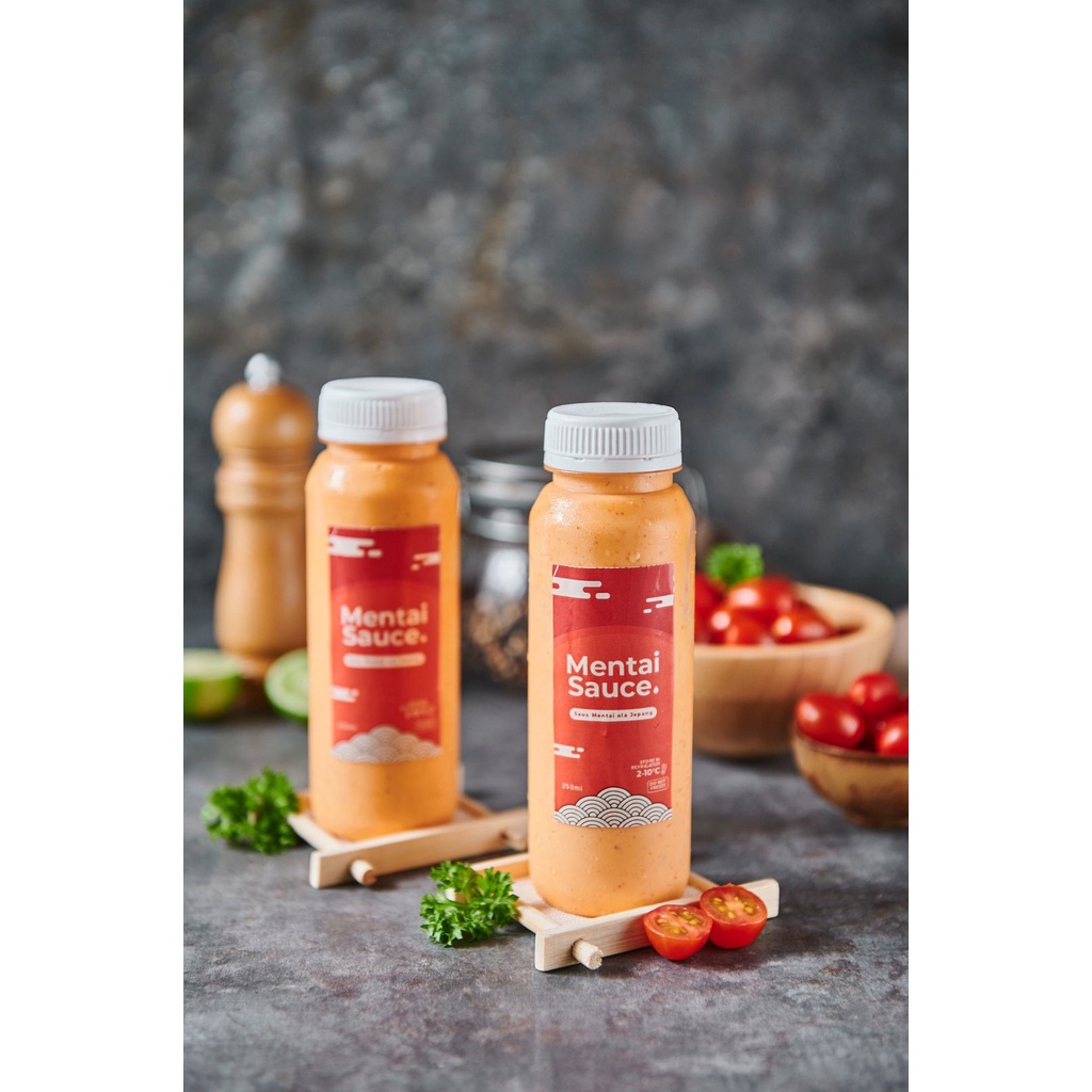 

Mentai Sauce / Saos Mentai HALAL Utk Salmon / Dimsum / Rice Cake / Sushi @250ml