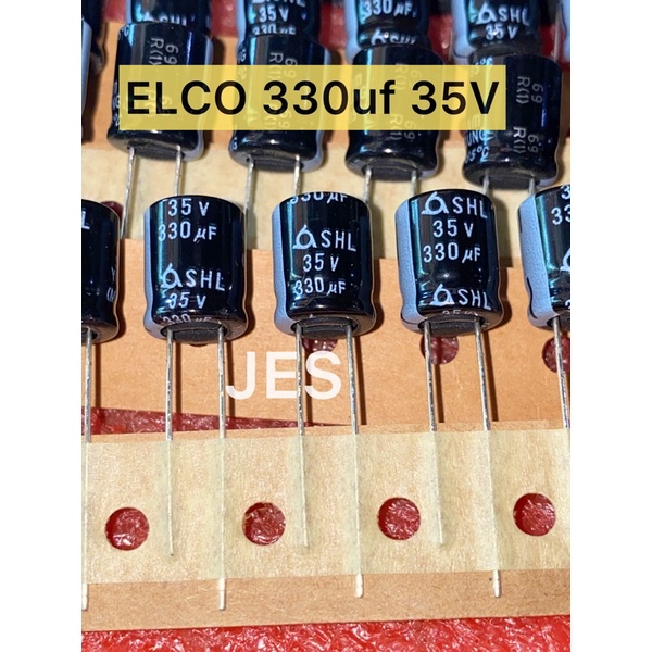 ELCO 330uf 35V KUALITAS BAGUS